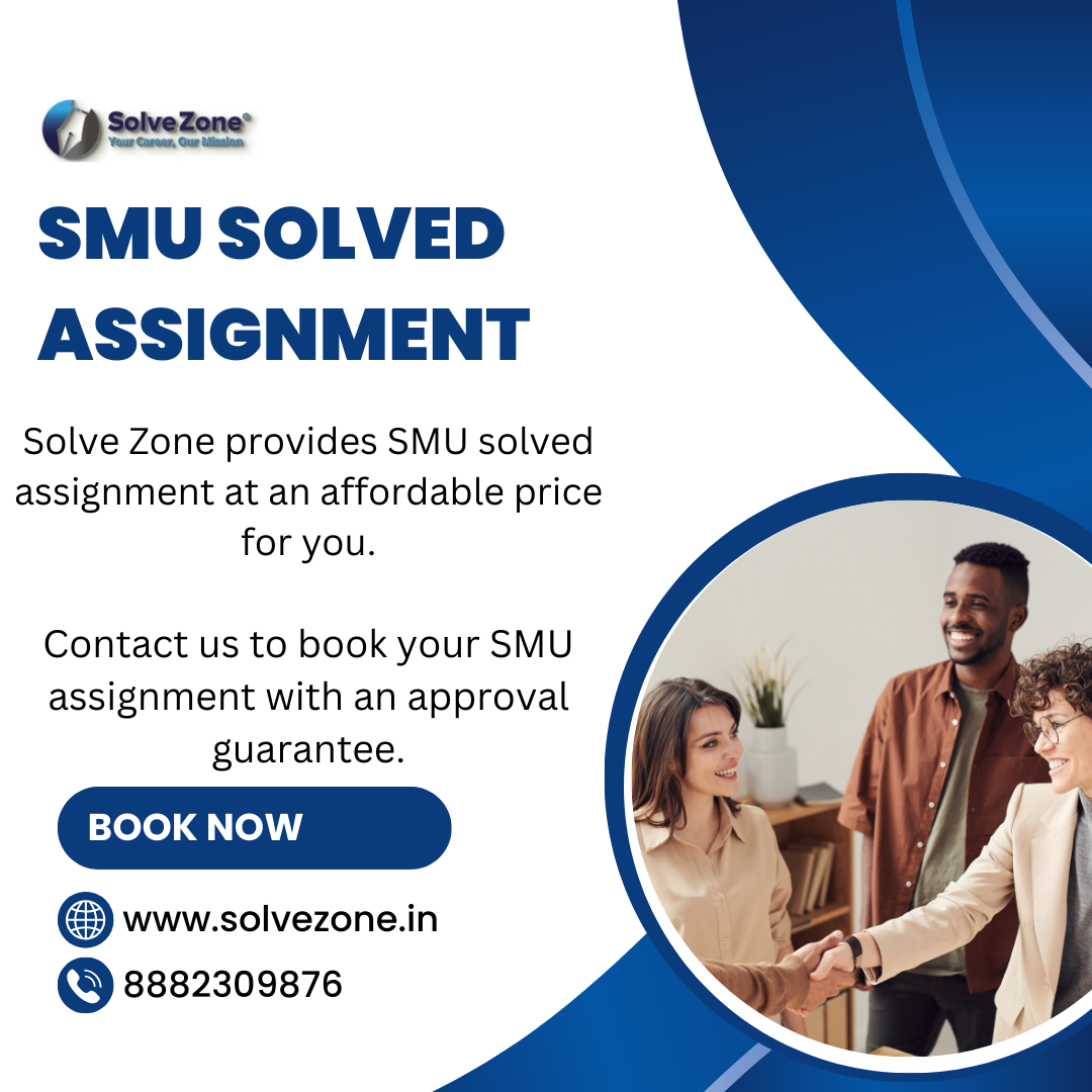 Smu Solved Assignment